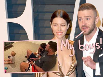 Justin Timberlake Shares First Photo Of Baby Phineas For Father’s Day! - perezhilton.com