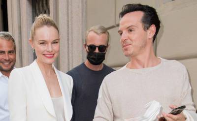 Kate Bosworth & Andrew Scott Hang Out Together at Armani Fashion Show in Milan! - www.justjared.com - Italy