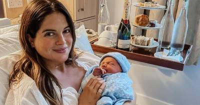 Binky Felstead posts topless snap from day after giving birth as she 'embraces' her figure - www.ok.co.uk - Chelsea
