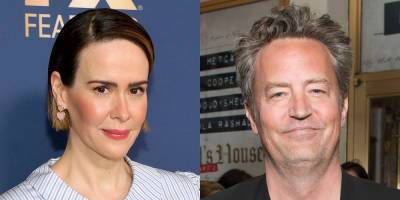 Sarah Paulson Dishes on the Awkward Moment She Shared with Matthew Perry at a 'Makeout Party' - www.justjared.com - USA - county Story