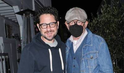 Movie Directors J.J. Abrams & Steven Spielberg Spotted Having a Dinner Meeting! - www.justjared.com - Italy - Santa Monica