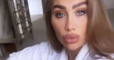 Lauren Goodger posts snap of her 'puffy' face as she shares hayfever battle with fans - www.ok.co.uk