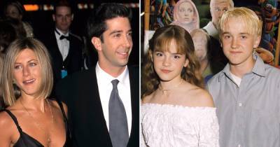 Actors Who Had Crushes on Their Costars: David Schwimmer and Jennifer Aniston, Emma Watson and Tom Felton and More - www.usmagazine.com