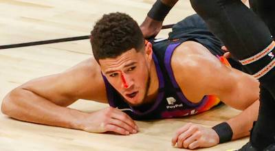 Devin Booker Shares Gruesome Details of His Surgery After Nose Injury - www.justjared.com