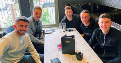 Ex Celtic player Kieran Tierney joins Kevin Nisbet, David Turnbull, Greg Taylor at Angels party - www.dailyrecord.co.uk - Scotland