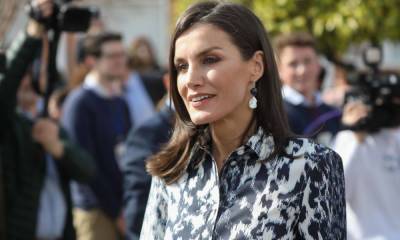 Queen Letizia channels Victoria Beckham in the chicest leopard print co-ord - hellomagazine.com - Madrid