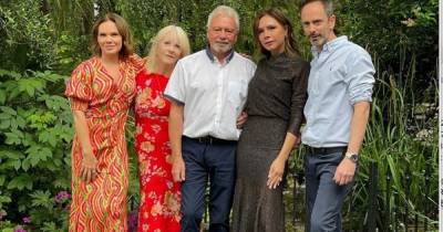 Victoria Beckham celebrates parents 50th anniversary in picture with rarely seen brother - www.ok.co.uk