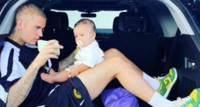 VIDEO: Justin Bieber ADORABLY sings a rhyme as he cuddles with a cute baby in new post - www.pinkvilla.com