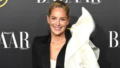 Sharon Stone, 63, Wears Nothing But A ‘Basic Instinct’ T-Shirt In Gorgeous New Photo - hollywoodlife.com - county Stone
