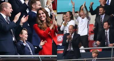 PICS: Prince William, Kate Middleton & George along with Ed Sheeran, David Beckham cheer England at Euro 2020 - www.pinkvilla.com - Germany