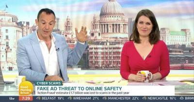 Martin Lewis hits out on GMB at fraudsters using his and Susanna Reid's images - www.manchestereveningnews.co.uk - Britain - county Martin