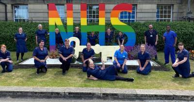 NHS nurses team up for inspirational flash mob 'thank you' to local community for support during pandemic - www.manchestereveningnews.co.uk - county Hall