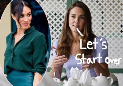 Kate Middleton Has Been ‘Reaching Out’ To Meghan Markle More To Mend Their Relationship - perezhilton.com