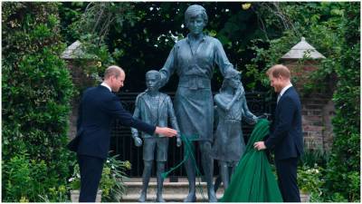 Prince William and Prince Harry Put Oprah Controversy Behind Them to Unveil Princess Diana Statue - variety.com - Paris - London