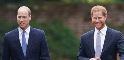 Prince Harry & Prince William Reunite at Princess Diana Statue Unveiling, Release Joint Statement - www.justjared.com - London - county Garden