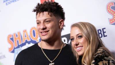 Patrick Mahomes Cuddles Brittany Matthews Baby Sterling In ‘Special’ Family Photo - hollywoodlife.com - county Sterling