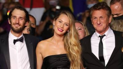 Sean Penn Makes Red Carpet Appearance With His Kids Dylan and Hopper at Cannes Film Festival - www.etonline.com