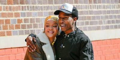 Rihanna & A$AP Rocky Look So In Love on Set of New Project in NYC! - www.justjared.com - New York - county Love