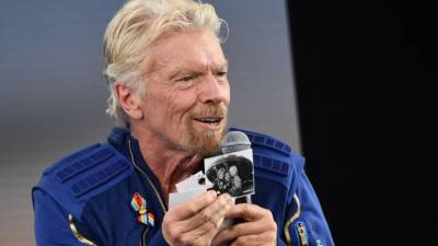 Richard Branson and Virgin Galactic Complete Successful Space Flight - www.etonline.com - state New Mexico