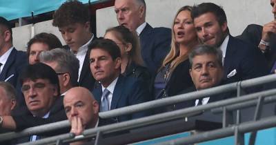 David Beckham and Tom Cruise share special moment after Luke Shaw's Euro 2020 final goal - www.manchestereveningnews.co.uk - USA - Italy - Manchester