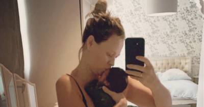 Kimberley Walsh glows in postpartum body snap taken one week after giving birth - www.ok.co.uk