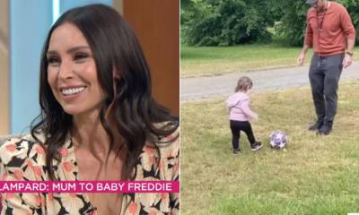Christine Lampard shares rare clip of daughter Patricia - and she's following in dad Frank's footsteps! - hellomagazine.com