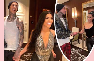 Wait, Did Kourtney Kardashian & Travis Barker GET MARRIED In Vegas?!? See The Evidence!!! - perezhilton.com - Las Vegas