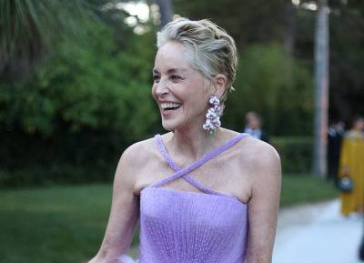 Sharon Stone makes four dress changes at amfAR Gala In Cannes - evoke.ie - county Stone
