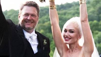 Gwen Stefani Celebrates 2 Weeks of Married Life With Blake Shelton - www.etonline.com - Oklahoma