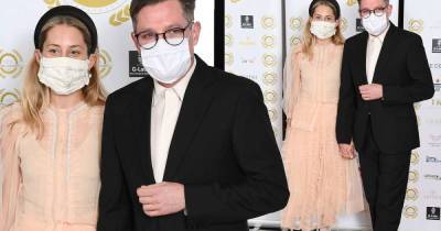 Mathew Horne joins girlfriend Celina Basisli at National Film Awards - www.msn.com
