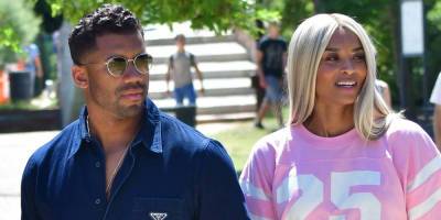 Ciara & Russell Wilson Show Some PDA During a Romantic Stroll in Venice - www.justjared.com - Italy - Seattle