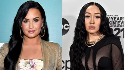 Demi Lovato, Noah Cyrus spotted holding hands during recent Los Angeles outing - www.foxnews.com - Los Angeles - county Valencia