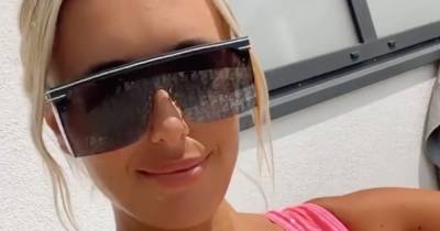 Amber Turner showered with birthday treats from Dan after fractured hand injury - www.ok.co.uk - Greece
