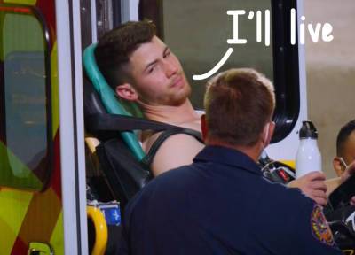 See The Jonas Brothers Motorbike Collision That Put Nick In The Hospital - perezhilton.com