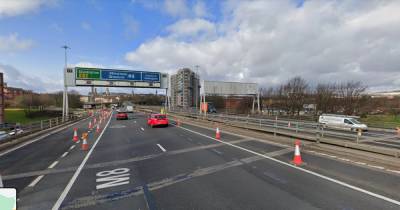 Man seriously injured after being struck by car on Glasgow motorway as cops launch witness appeal - www.dailyrecord.co.uk