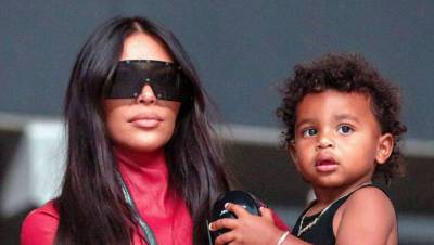 Kim Kardashian Snuggles Psalm, 2, At Kanye West’s ‘Donda’ Listening Party – Photos - hollywoodlife.com