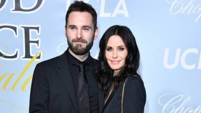 Courteney Cox Calls Johnny McDaid Her 'Best Friend' as She Shares Birthday Post from Set of 'Friends' - www.etonline.com