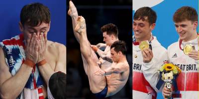 Tom Daley Wins Olympic Gold with Matty Lee, His Husband Dustin Lance Black Reacts! - www.justjared.com - China - Japan