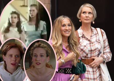 Sex And The City Fans' Minds BLOWN By Photo Of Sarah Jessica Parker & Cynthia Nixon Together In 1982 -- Right As NEW Set Pics Drop! - perezhilton.com