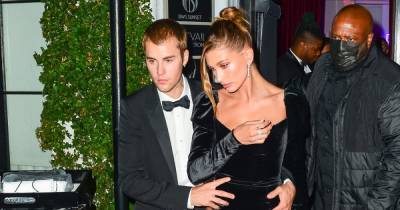 Justin Bieber and wife Hailey match in all-black for launch of his art gallery - www.ok.co.uk