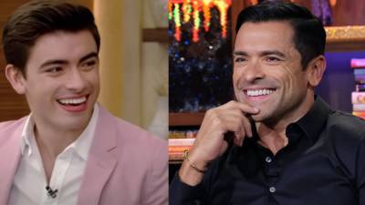 Mark Consuelos' Son Michael Looks Just Like Him as He Poses on the 'Riverdale' Set - www.etonline.com