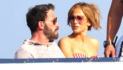 Jennifer Lopez Rocks Strapless Red Bikini As She Snuggles Up To Ben Affleck In Italy — Photos - hollywoodlife.com - Italy