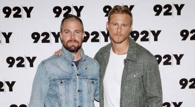Stephen Amell Celebrates New Series 'Heels' with Alexander Ludwig & More Cast Members in NYC! - www.justjared.com - New York