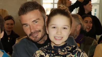 Victoria and David Beckham's 10-Year-Old Daughter Harper Wears Dress From Mom's Fashion Line - www.etonline.com - county Harper
