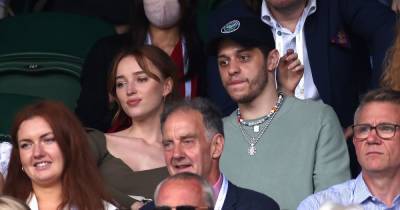 Bridgerton star Phoebe Dynevor looks cosy with Pete Davidson as they go public at Wimbledon - www.manchestereveningnews.co.uk - USA - Manchester