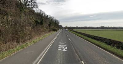 Woman and child taken to hospital after two car crash on major Scots road - www.dailyrecord.co.uk - Scotland