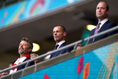 Prince William Reunites With Crown Prince Frederick To Watch Euro 2020 Semi-Final - etcanada.com - Denmark