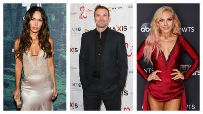 Brian Austin Green Says He and Megan Fox 'Get Along Great' After She Shares Support for Sharna Burgess - www.etonline.com
