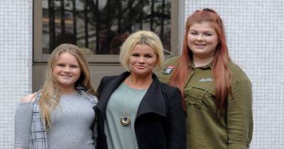 Kerry Katona's girls Molly and Lilly McFadden rally behind friend with bowel cancer - www.ok.co.uk