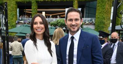 Christine Lampard looks incredible in white dress at Wimbledon with husband Frank - www.ok.co.uk